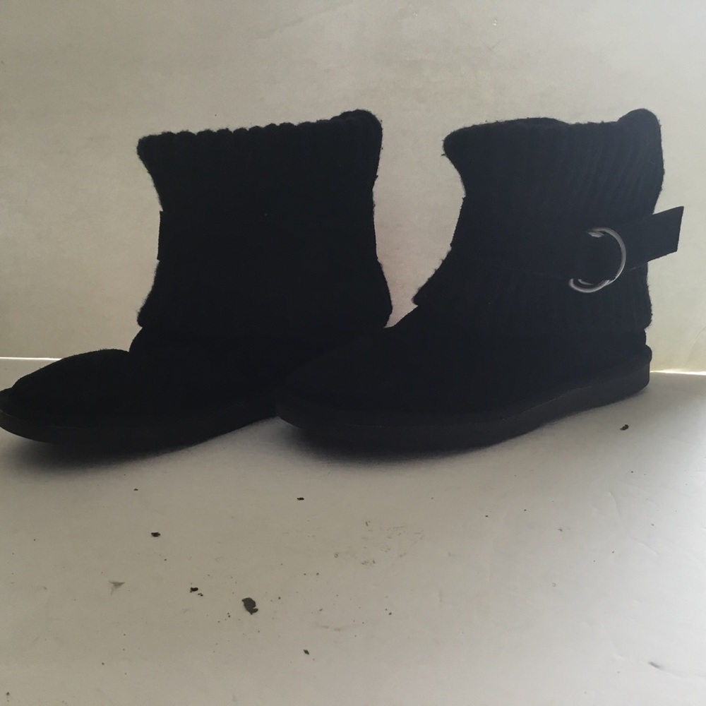 Sonoma women ankle boots, black with padding